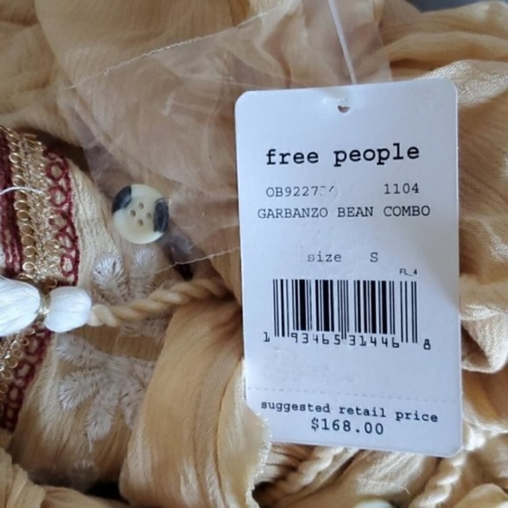 NWT Free people boho gypsy midi dress - Picture 8 of 8